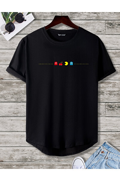 Evendi T-Shirt - Μαύρο - Χαλαρή εφαρμογή