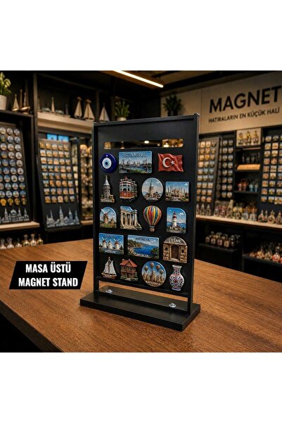 ASAFF MASA ÜSTÜ MAGNET PANO RENK:SİYAH