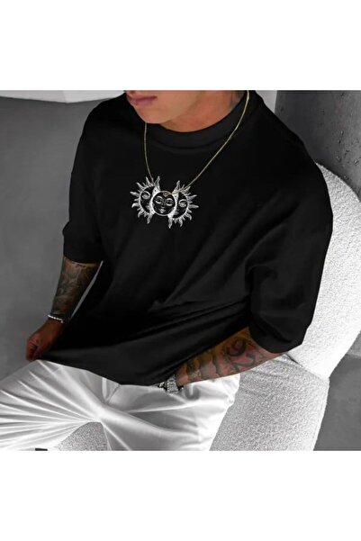 bellanova Hanan Unisex Colorful Oversize Printed T-Shirt Streetwear Comfortab...