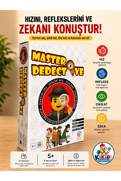Genel Markalar Master Dedective Hız Refleks ve Dikkat Oyunu | Eğitici Zeka Oy...
