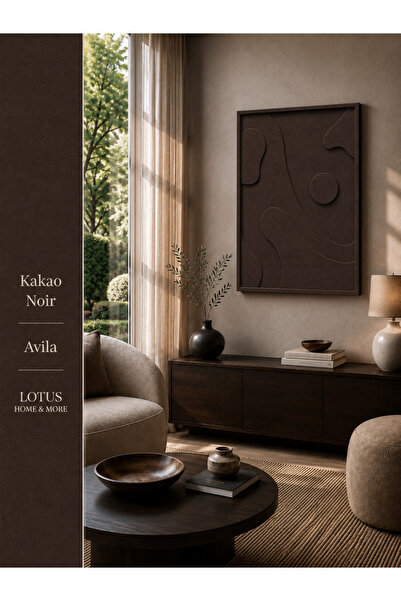 Lotus Home&More AVİLA - Çerçeveli El Yapı 3 Boyutlu Dokulu Doğal Taş ve Alçı ...