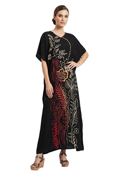 NO BRAND Women's Elegant Kaftan Maxi dress
