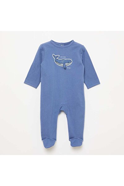 KIABI Footed Sleepsuit BLUE