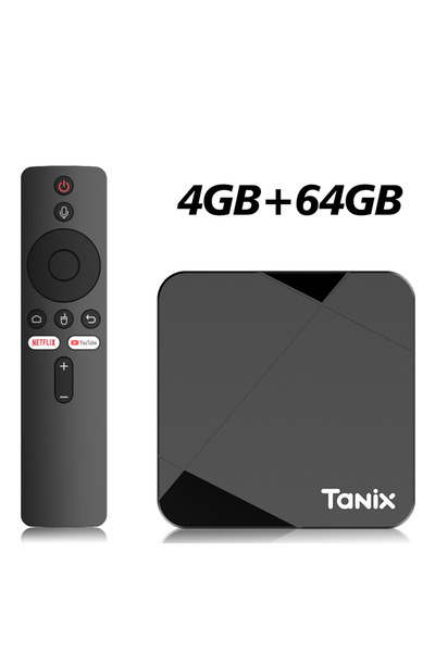 Choice10 EU Plug 4G64G Tanix TX5 Android 14 Smart TV box Amlogic S905Y5 4GB 6...