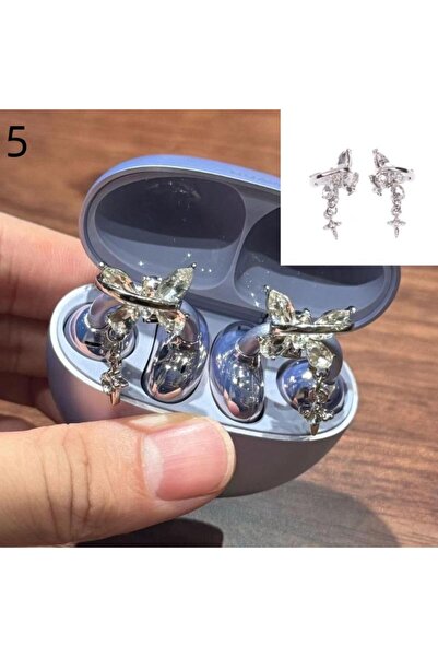 Choice7 A5 1Pairs Headphone Diameter Buckle Zircon Decorative Headphone Decor...