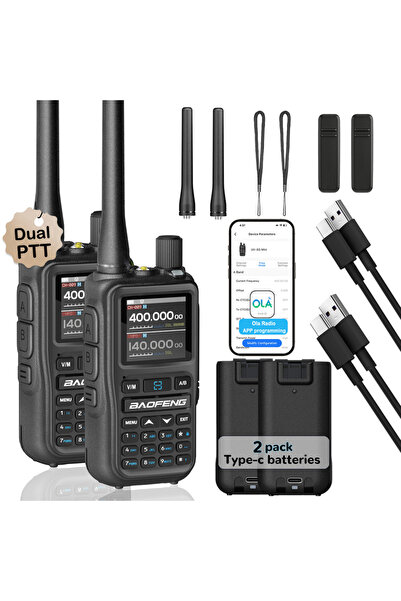 Choice باوفينج جهاز اتصال لاسلكي ثنائي النطاق UV-5R ميني (5 واط/999 قناة) - أ...