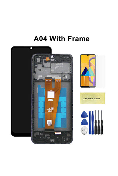 Choice1 شاشة LCD مع إطار لـ A04s A04 A04E، شاشة لمس رقمية مجمعة بديلة مختبرة SM