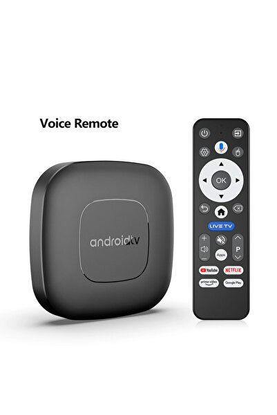 Choice A TV Box Android 16 Google Assistant Voice Control 8GB 128GB 4K Wifi6 ...