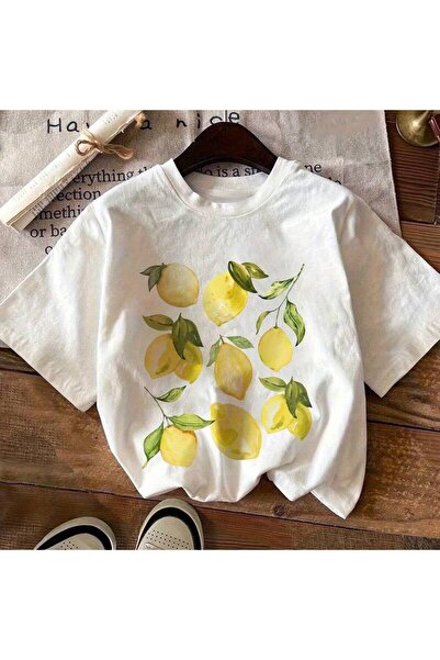 01THEONE Women's Print Short Sleeve T-Shirt Soft Cotton-like Knit Fabric, Sli...