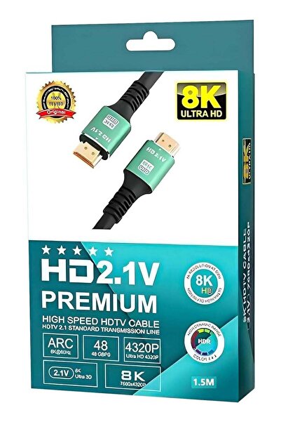 Weetotung HDMI 8K - 4K Cable (1.5M) 48Gbps High Speed HDMI 8K 2.1V Connectors...