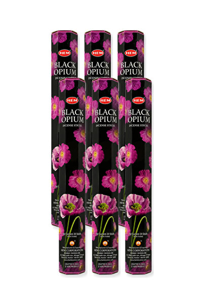 Hem Bețișoare de tămâie Opio Negro X6