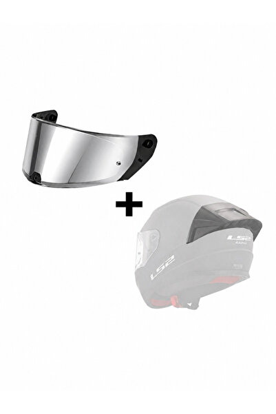 LS2 Rapıd -Rapıd 2 Gümüş Vizör Kask Camı Spoıler