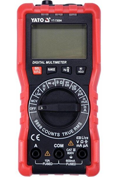 VOREL by YATO Multimetru digital LCD tester baterii YATO