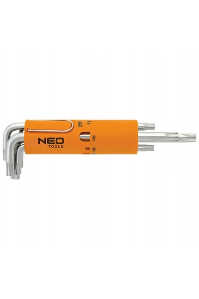 NEO Tools Chei imbus lungi TORX T10-T50, 8 bucăți, oțel S2 09-514
