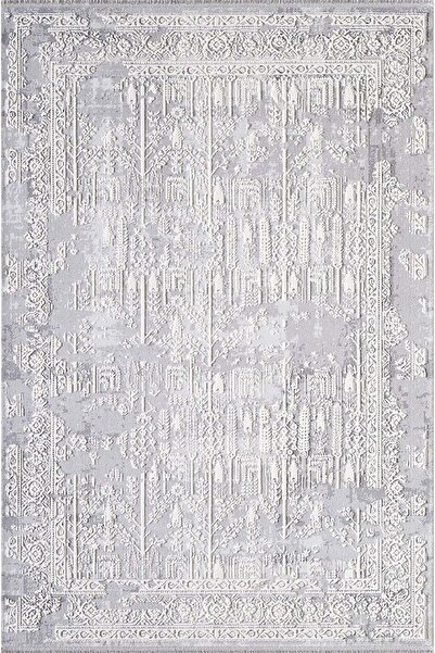 Artemis Halı Özel Seri D28 05856A Gri Modern Klasik Salon Halısı 120x180 cm