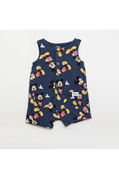 KIABI Sleeveless 'Disney' Print Romper BLUE
