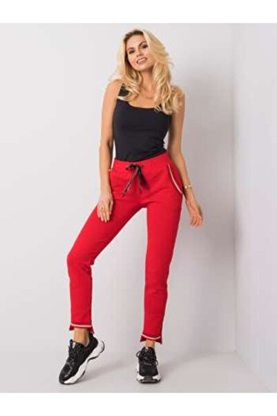 Relevance Pantaloni Trening Dama, RELEVANCE, Bumbac, Sport, Rosu, model RV-DR...
