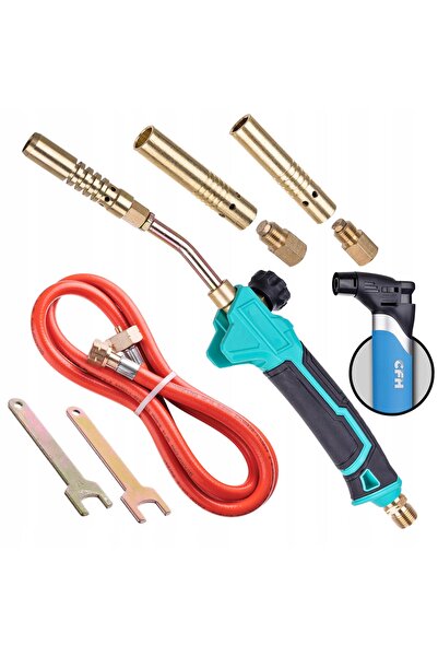 TC Technic Arzător pe gaz pentru lipit, propan-butan, 3 duze, furtun 1,5m, 18...