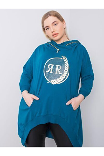 Relevance Women's Sweatshirt, RELEVANCE, Cotton, 3/4 Sleeve, Navy Green, mode...