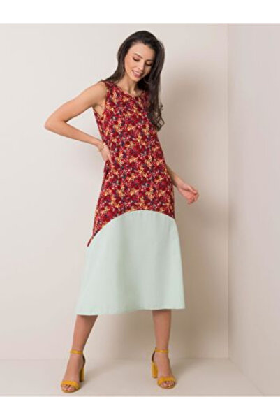 rue parıs Rochie Dama, RUE PARIS, Bumbac, Rochie dreapta, Bordo, model 2-SK-1...