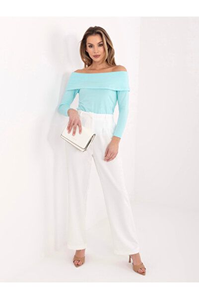 rue parıs Bluza Dama Maneca lunga, Pe umeri, RUE PARIS, Menta Model RV-BZ-A11...