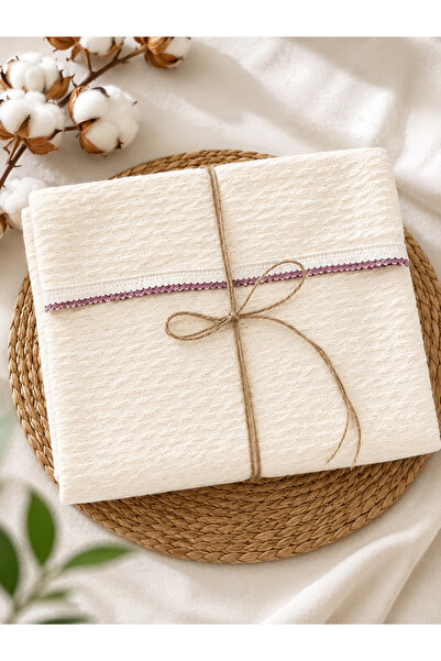 Linda Harris 100% Cotton Jacquard Fabric Single Layer 80X90 cm Crochet Baby B...
