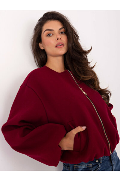 rue parıs Jacheta Dama, RUE PARIS, Poliester, Maneca lunga, Bordo, model IT-K...