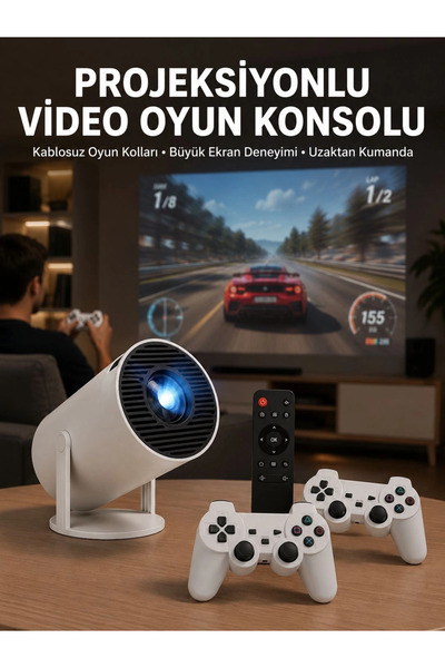 Generic Brand Portable Wireless Mini Projection New Generation for Movie Tv a...