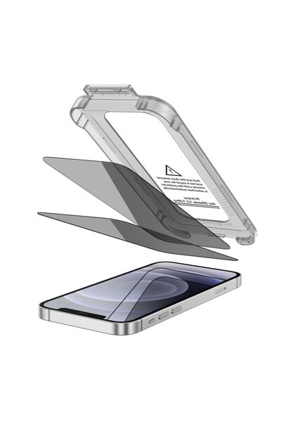 Tech-Protect Quick Set Spy+ Sticlă securizată cu protecție de confidențialita...