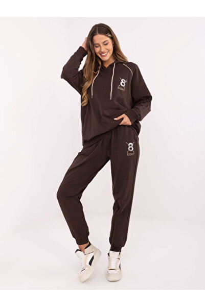 Relevance Women's Suit, RELEVANCE, Cotton, Long Sleeve, Dark Brown, model RV-...