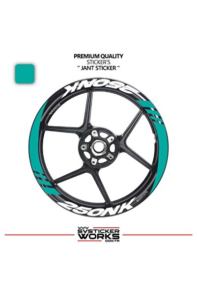 ARONA Cfmoto 250nk wide wheel rim decal sticker model 16-piece set - high qua...