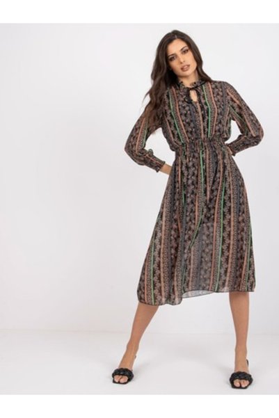 Italy Moda Women's Dress, ITALY MODA, Polyester, Straight dress, Beige, model...