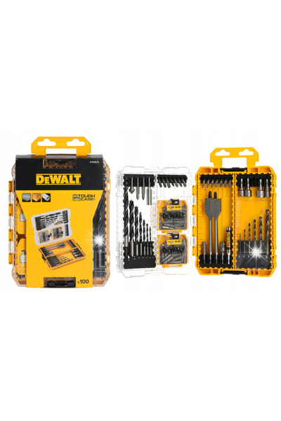 Dewalt Set de biți și accesorii PH, PZ, TORX, HSS, 100 de piese DT70785