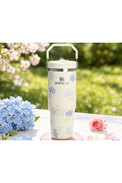 Stanley The IceFlow Flip Straw 2.0 Tumbler 0.89L Pipetli Termos 10-13424-0595 Mavi