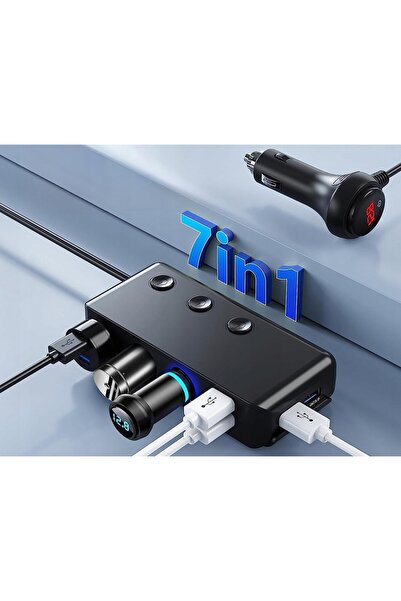 NO BRAND Splitter de priză, încărcător rapid, încărcător auto USB QC PD