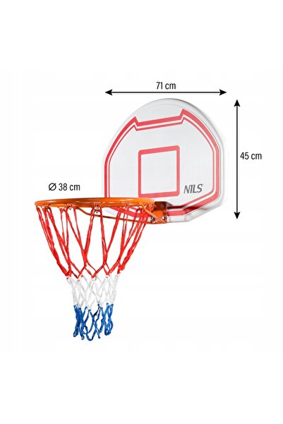 Nilsport NILS Tablă de baschet Set cu coș + placă de baschet + plasă de baschet