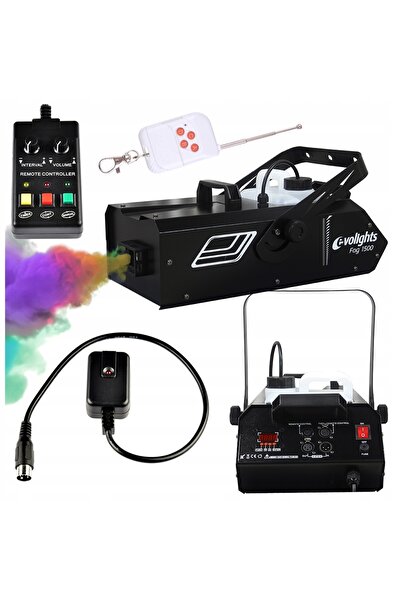 EVOLIGHTS Generator de ceață cu temporizator + pilot pentru ceață 1500W