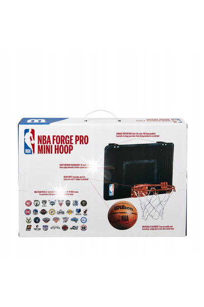 Wilson NBA FORGE MINI COȘ DE BASCET DE UȘĂ + mini MINGE