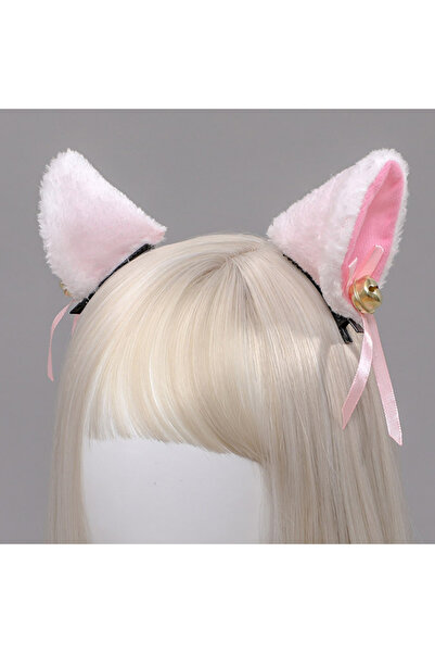 choice2 white cat ear Anime Cat Ear Hairclip Cosplay Lolita Kawaii Kitten Hea...