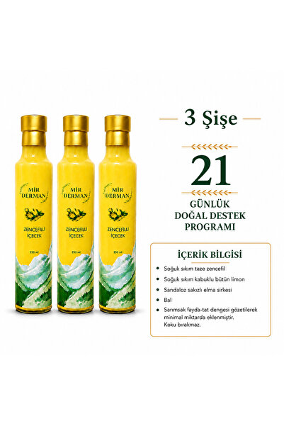 Zencefilli İçecek 250ml (3'lü paket)