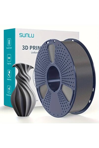 Sunlu Filament PLA gri, 1.75mm, 1kg, pentru imprimantă 3D