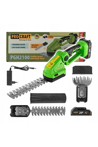 ProCraft Pdr Tools Foarfecă electrică cu acumulator pentru iarbă și arbuști P...