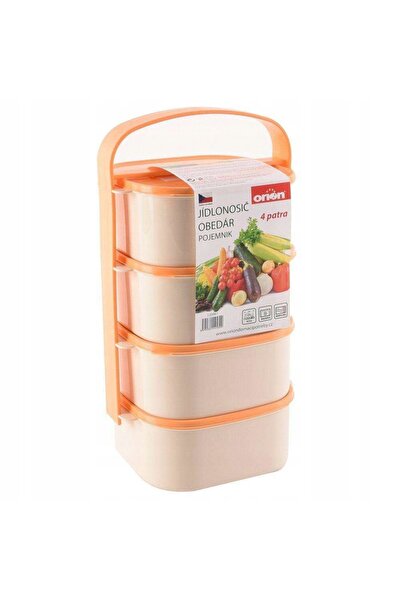 Orion Cutie de prânz cu 4 niveluri, de podea, pentru transportul alimentelor ...