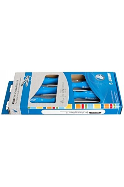Unior Set de șurubelnițe Phillips 5 piese PH0 PH1 PH2 PH3 PZ2 cu mâner ergonomic