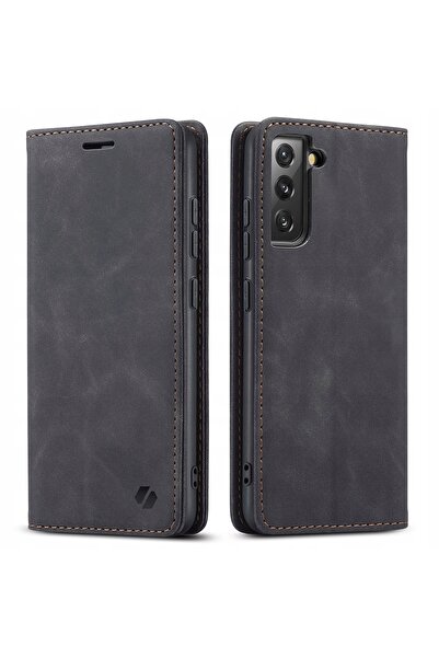 spacecase Husă tip carte din piele pentru Galaxy S22, cu funcție portofel și ...