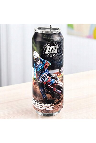 Orion Cană termică, recipient termos pentru băuturi calde și reci MOTOCROSS 0,7L