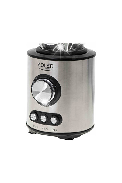 adler Blender cu bol de sticlă, funcție smoothie, zdrobește gheața, 1700W, 1,5L