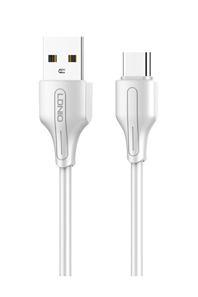 LDNIO Καλώδιο USB-C σε USB LS540, 2.4A, 20 εκ., λευκό