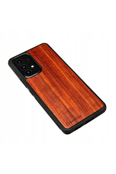 BewooDesign Husă din lemn pentru Samsung Galaxy A73 5G PADOUK