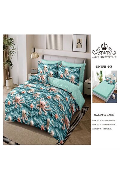 AngelsHome Lenjerie cearsaf cu elastic